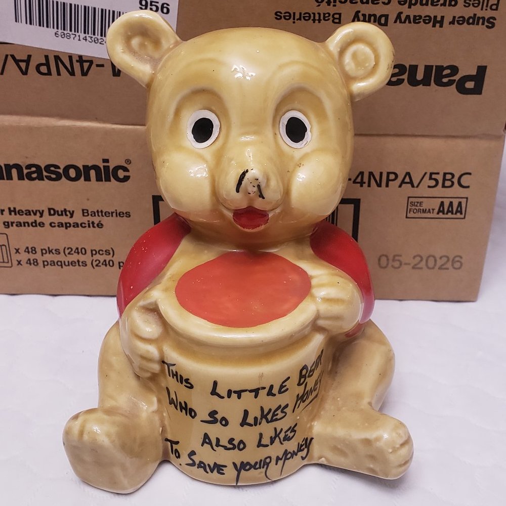 Vintage Bear Bank